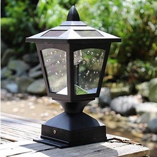 4 x 4 Solar Powered Post Cap Light Wood Fence Posts Pathway,Deck,Fence Light