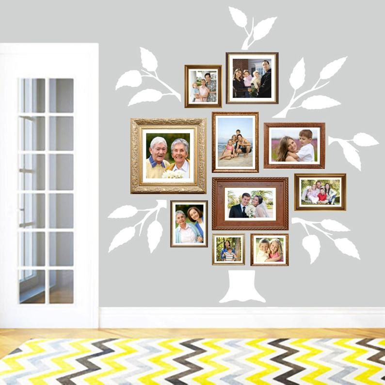 7 Piece Family Tree Wall Decal Set