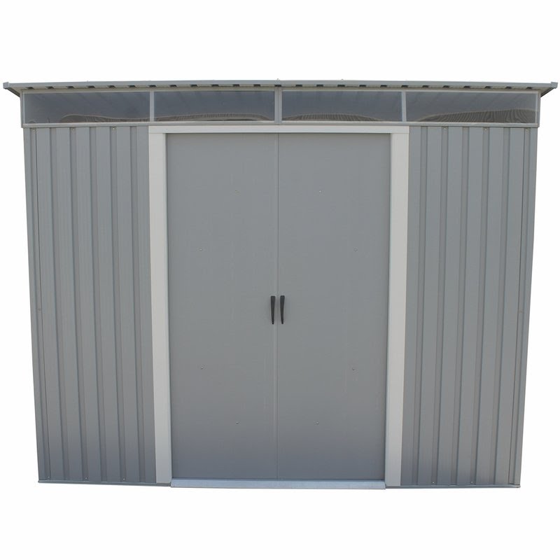 8.5 ft. W x 6 ft. D Metal Storage Shed