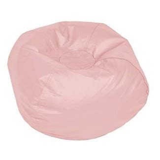 ACEssentials Vinil Bean Bag Chairs for Kids and Teens Pink 