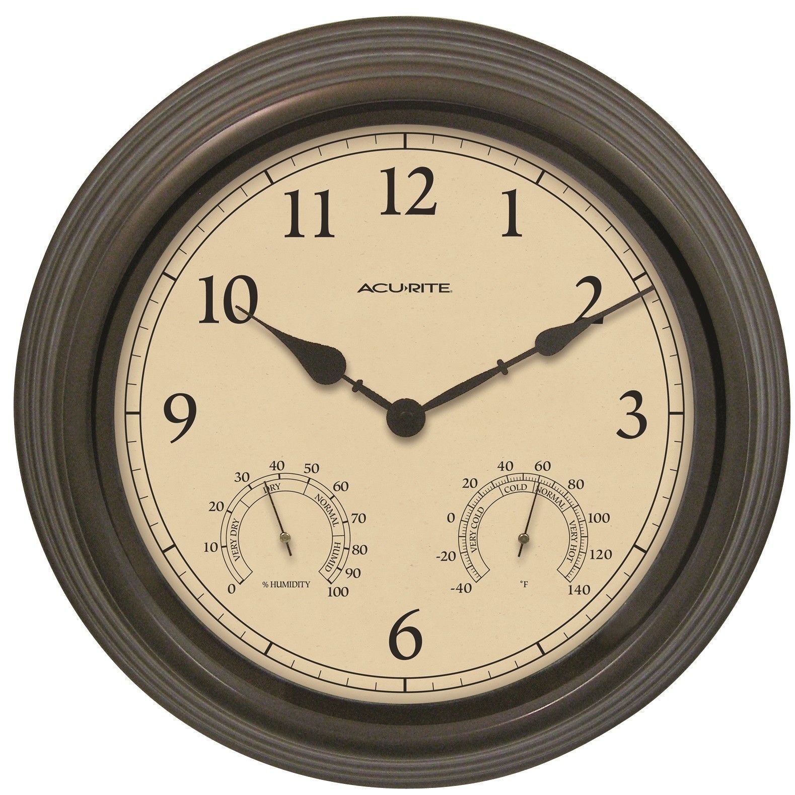 Decorative Outdoor Clock And Thermometer Set - VisualHunt