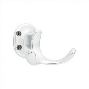 Aluminum Base Double Coat and Hat Hook