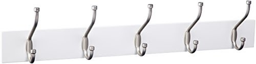 AmazonBasics Wall Mounted Coat Racks, Solid