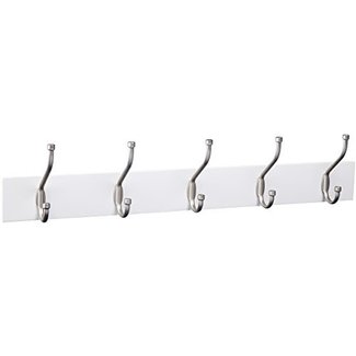 AmazonBasics Wall Mounted Coat Racks, Solid