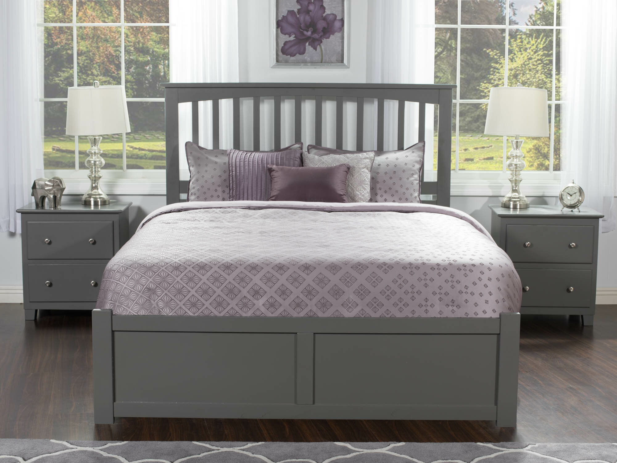 Amethy Storage Platform Bed with 2 Urban Drawers