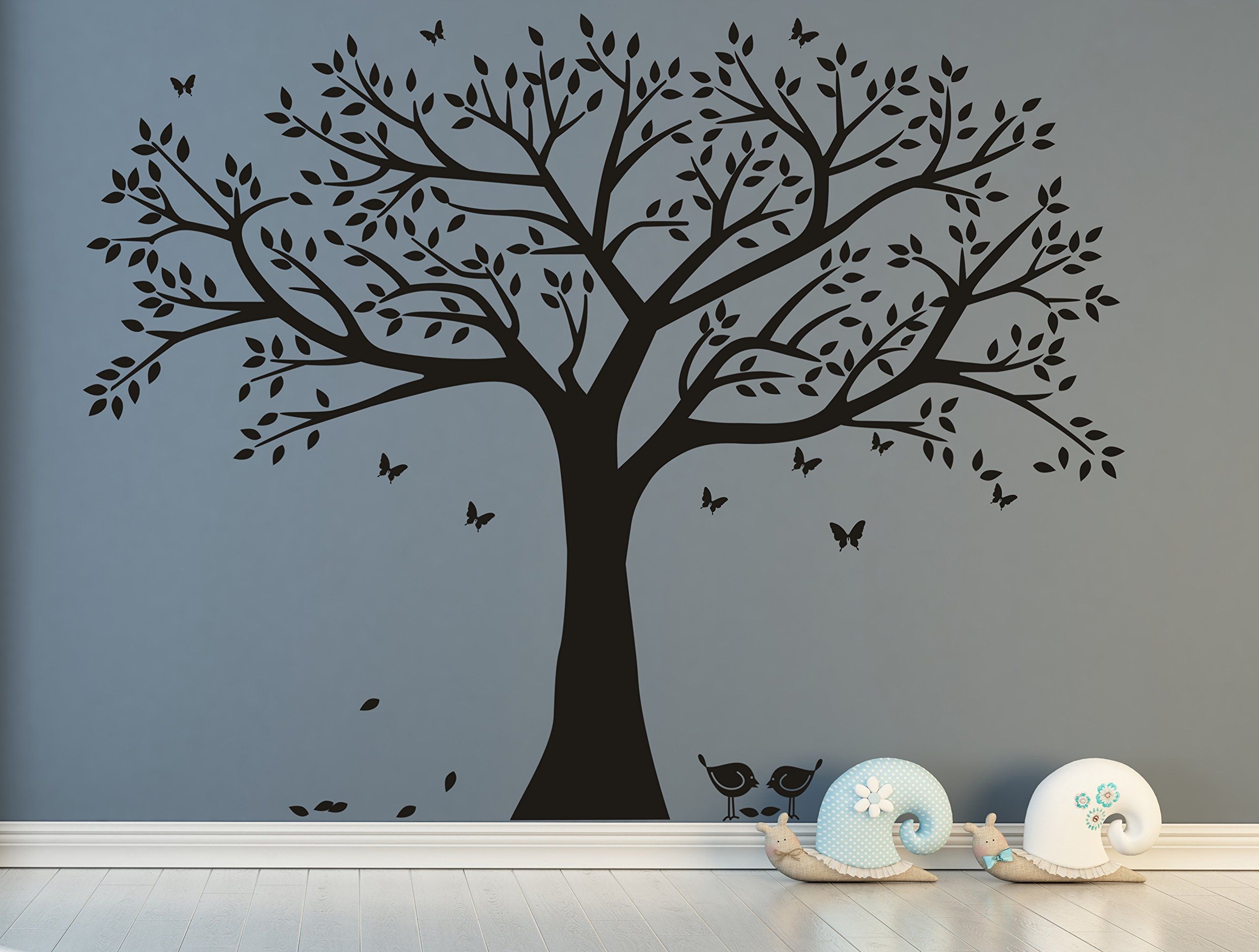 Wall Decal  6 FT WHITE TREE  Deco Art Sticker Mural 