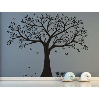 A Frame Tree Vinyl Wall Sticker Picture Frame Wall Family Room Art Decoration