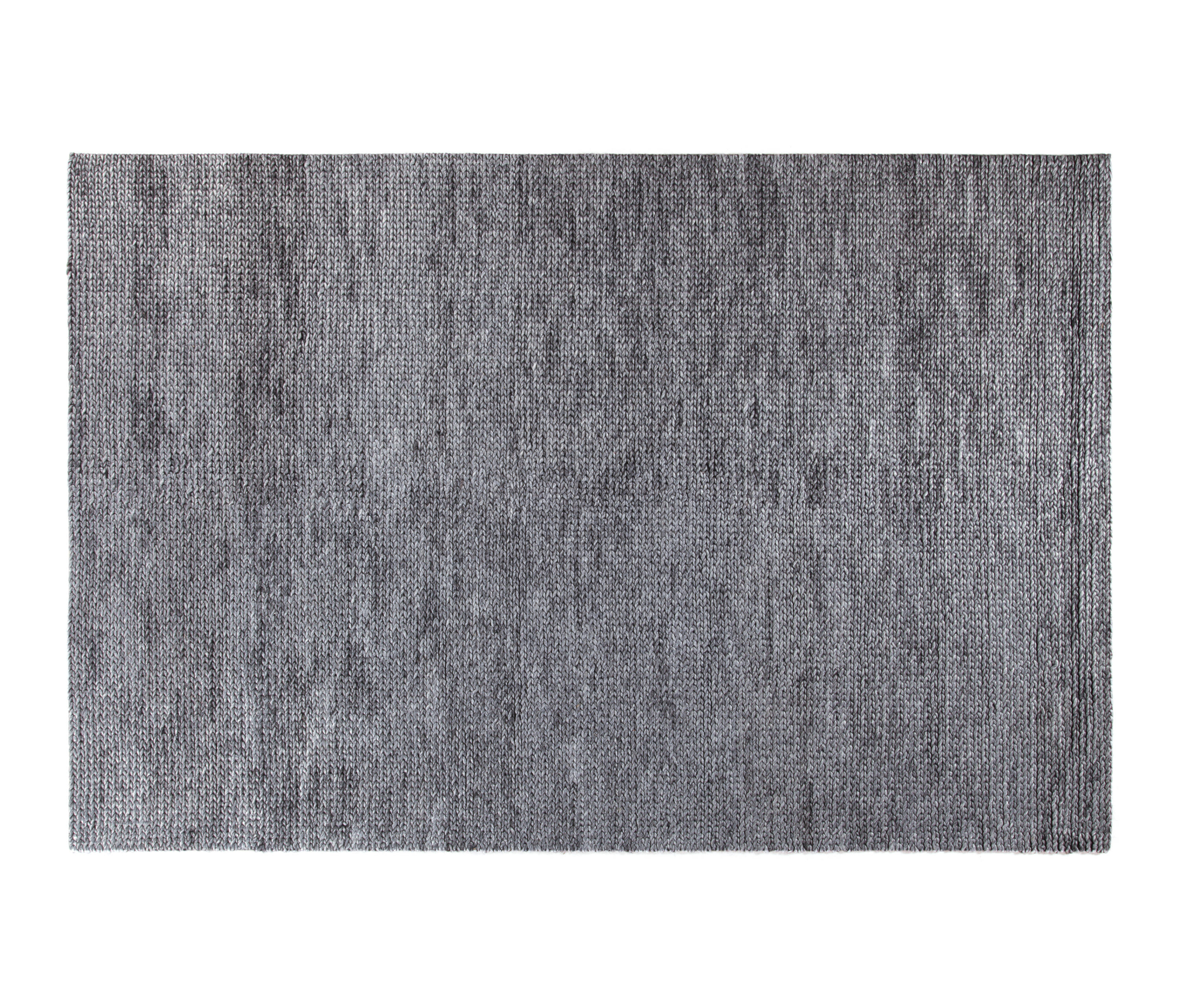 Annie Kim  Hand-Tufted White Cap Gray Area Rug