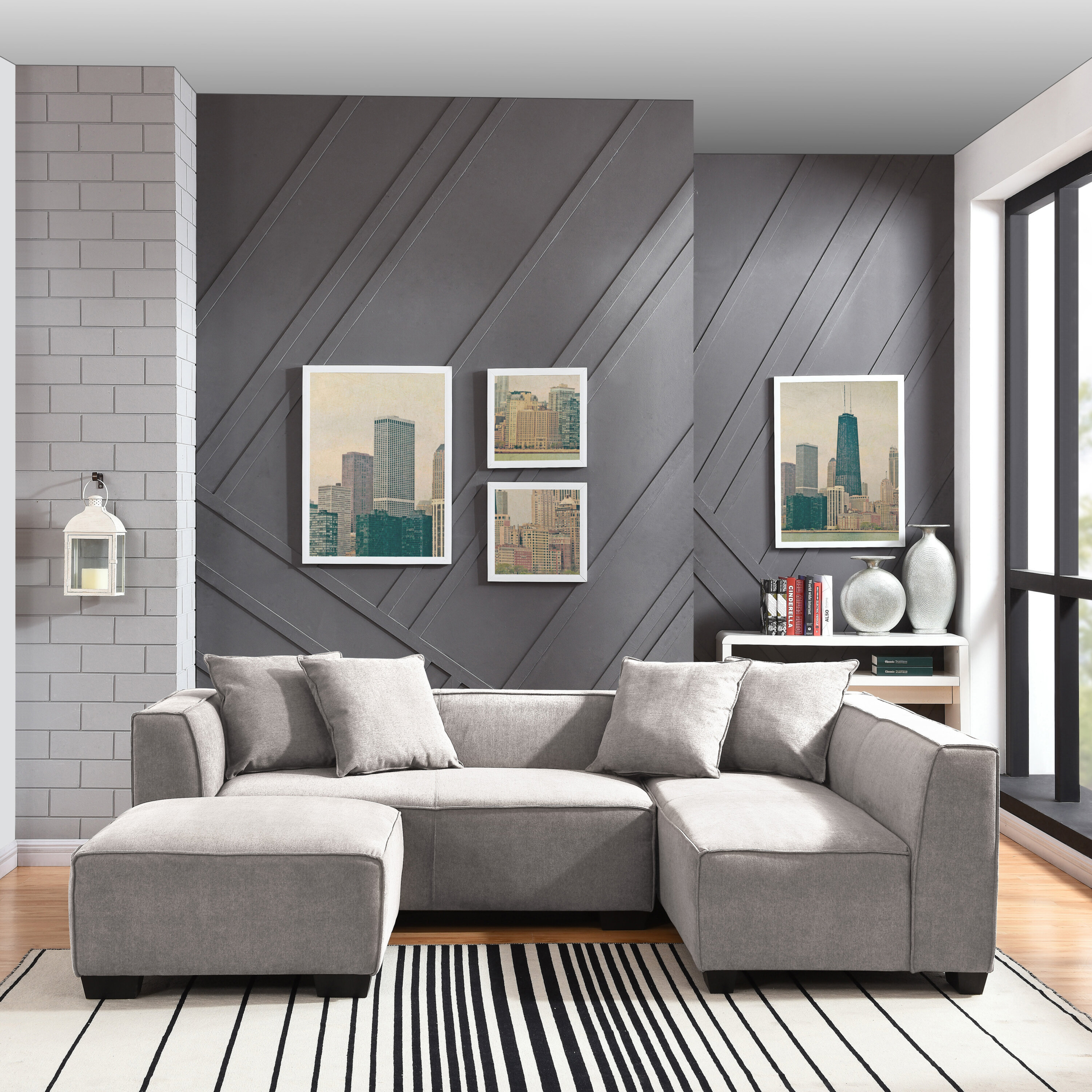 50 Gray Sectional With Ottoman You Ll Love In 2020 Visual Hunt   Antoine Carmean Modular Sectional With Ottoman 