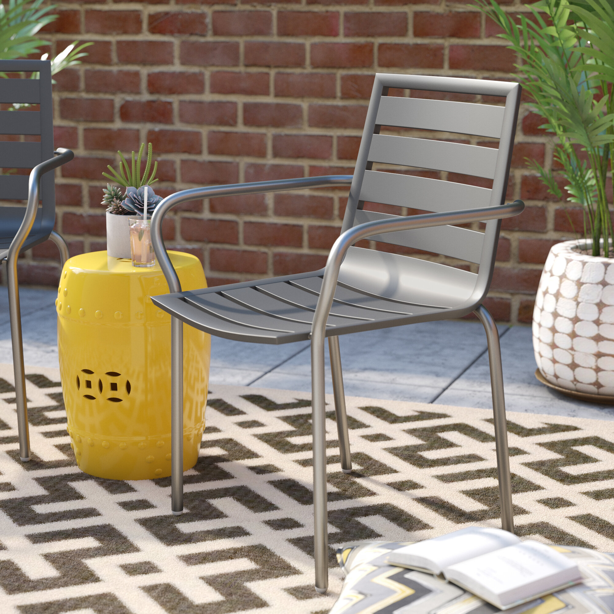 Anton Stacking Patio Dining Chair