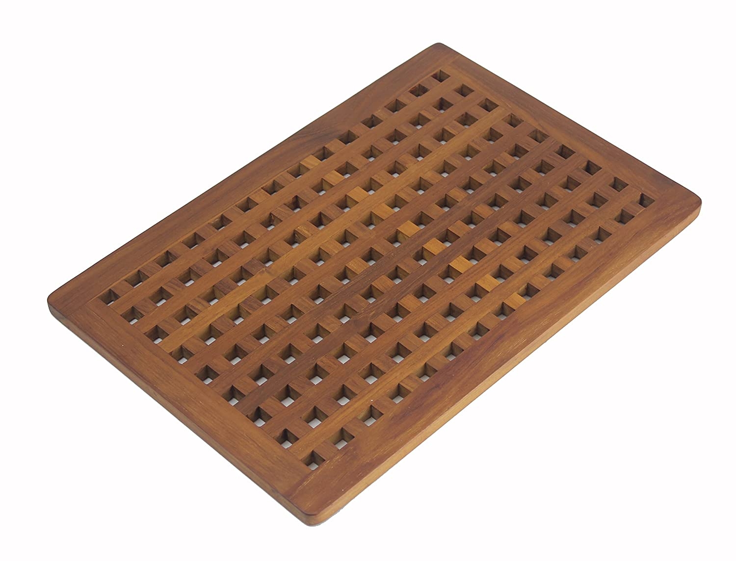 Grate™ Teak Bath Shower Mat - Step Onto Teak! I AquaTeak