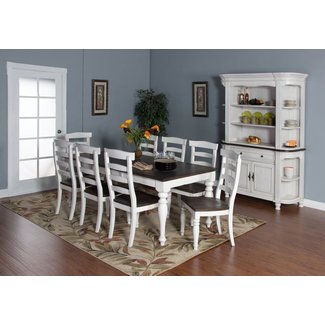 Arlene 7 Piece Extendable Solid Wood Dining Set