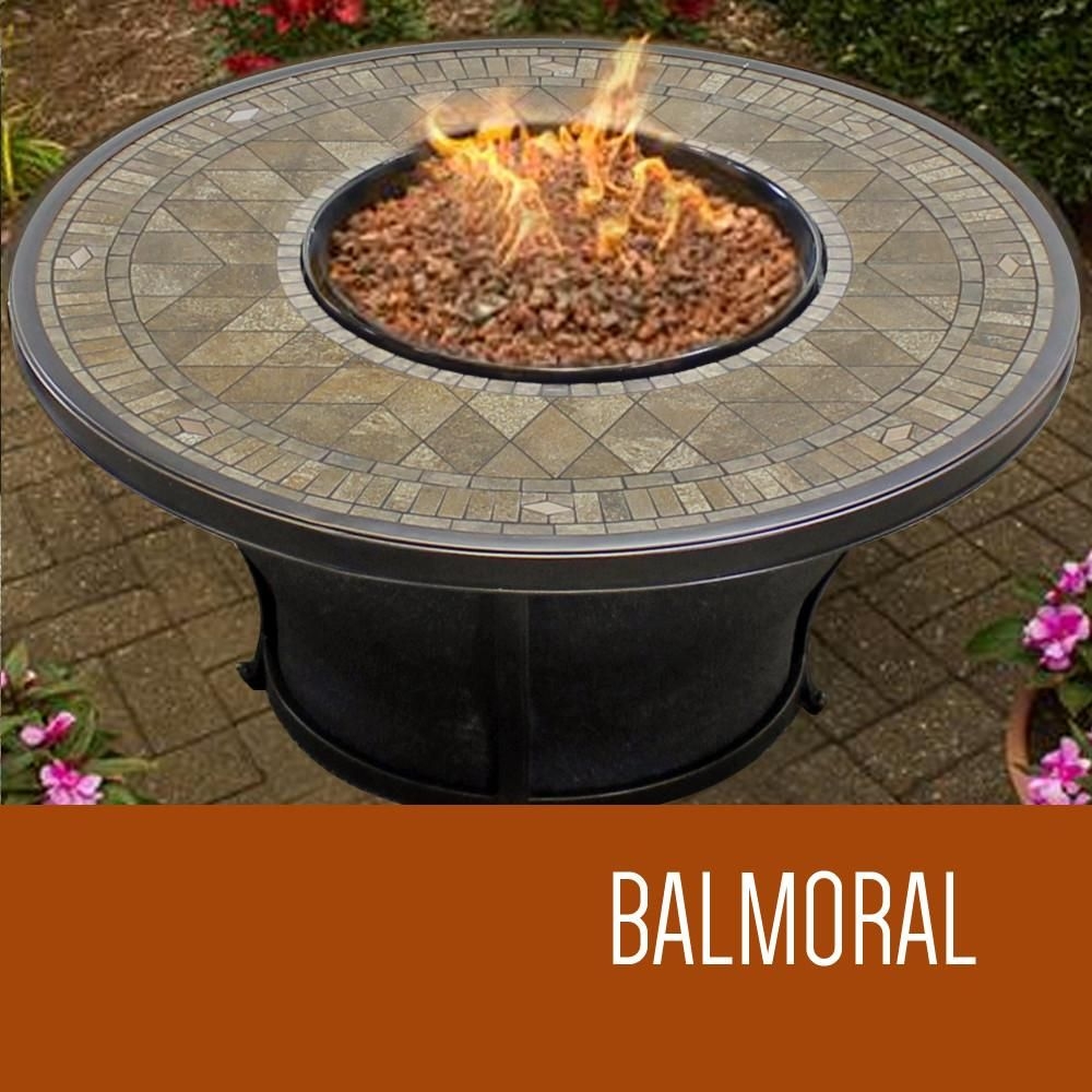 Balmoral Aluminum Propane Fire Pit Table
