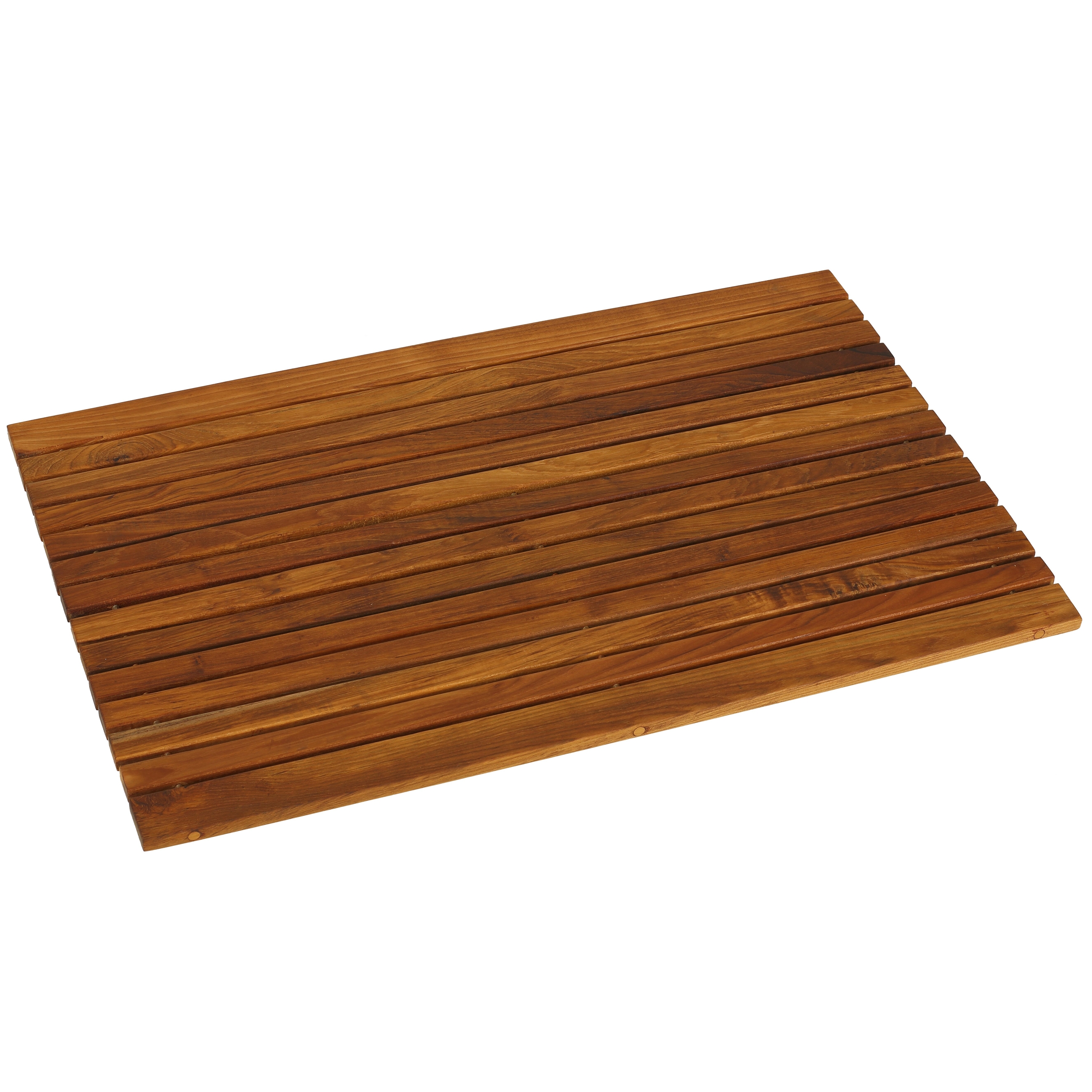 Bare Decor Cosi Shower Mat in Solid Teak Wood Oiled Finish 31.5" x 20"
