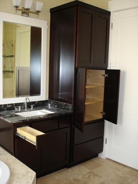 Bathroom Vanity And Linen Cabinet Combo, Linen Tower Bathroom Vanity And Cabinet Combo