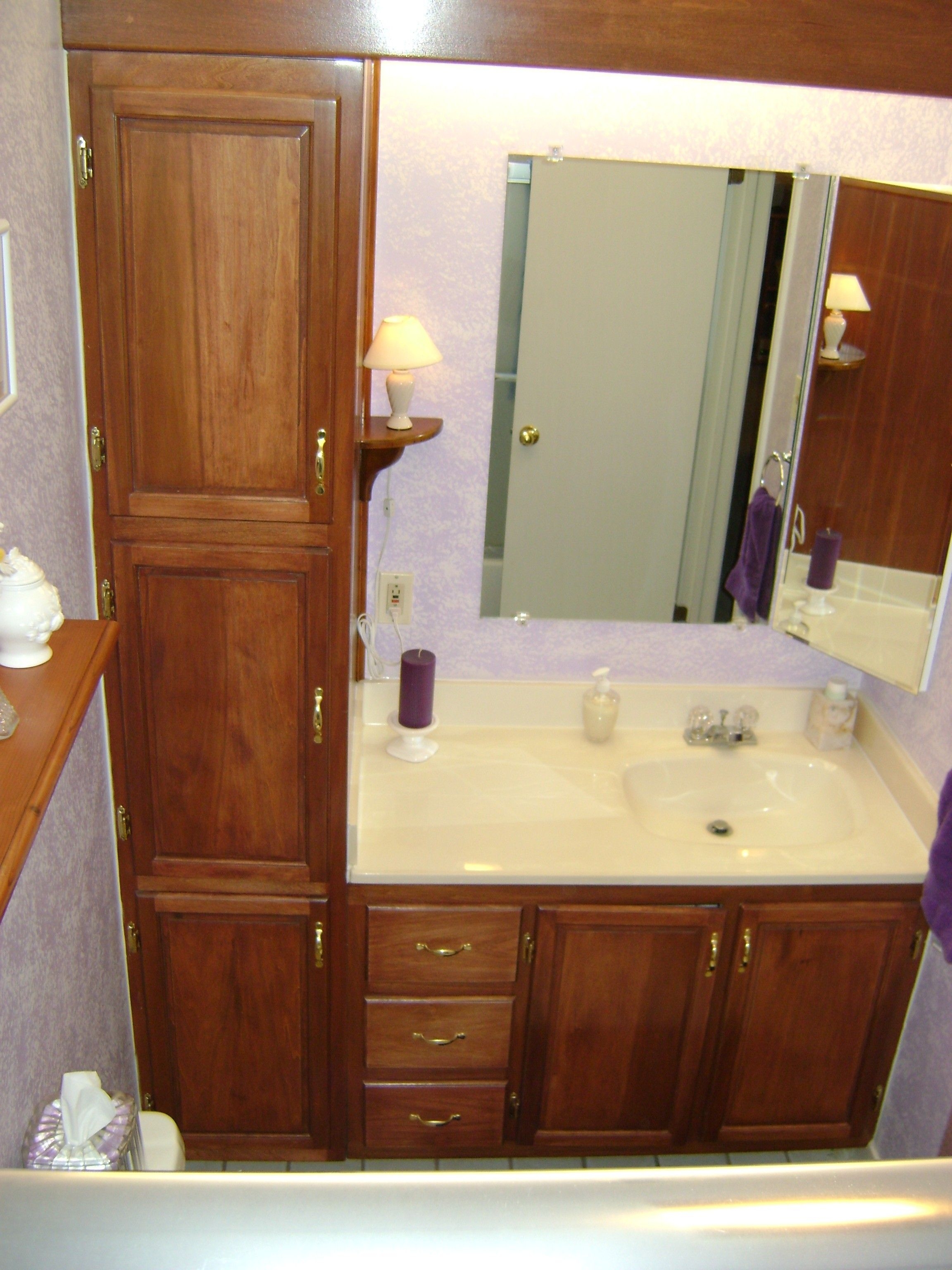 Bathroom Vanity And Linen Cabinet Combo, Bathroom Vanity And Linen Cabinet Combo