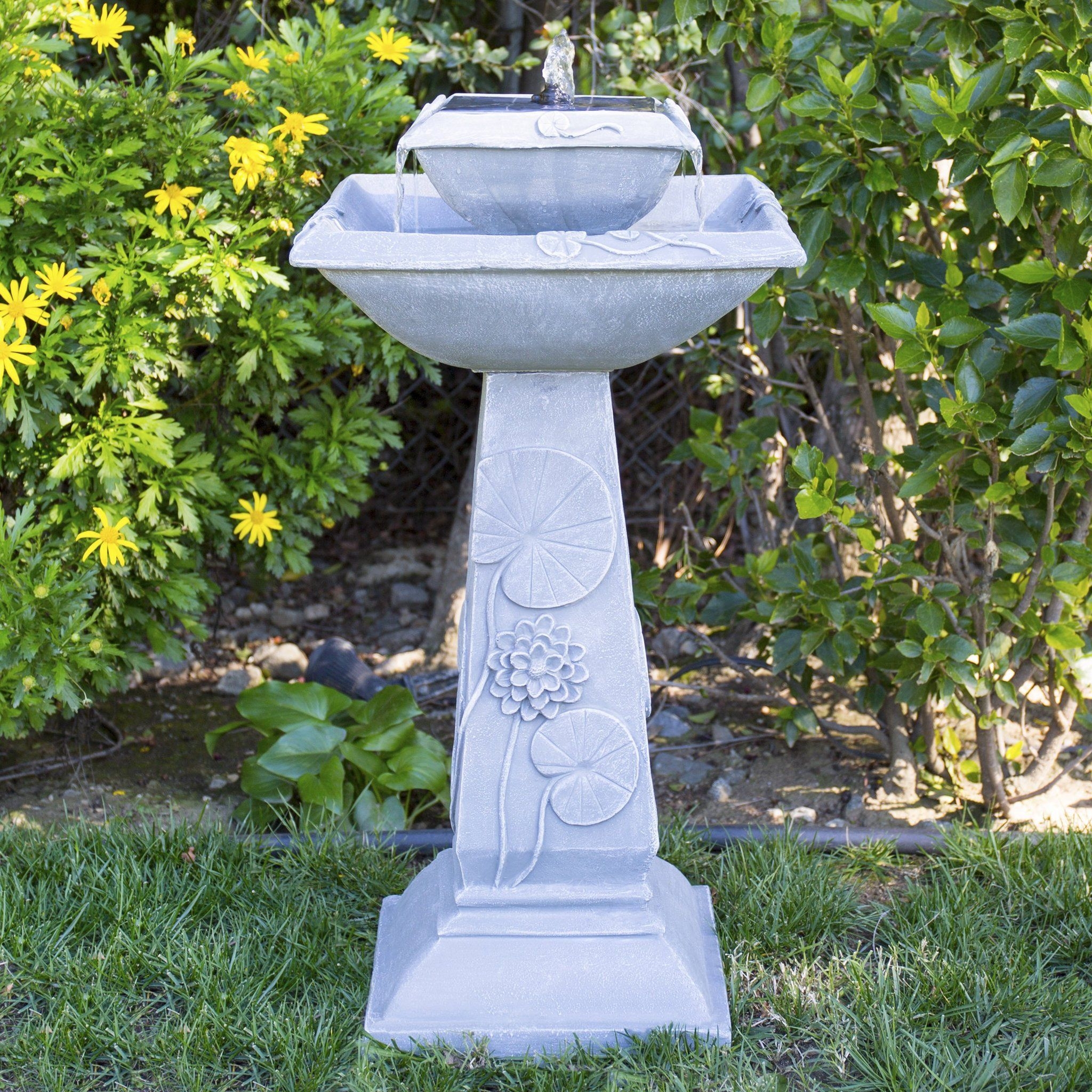 Solar Bird Bath Fountain - VisualHunt