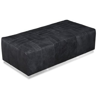 Billy Leather Cocktail Ottoman