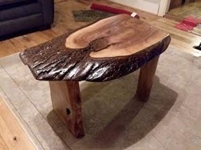 black walnut coffee table