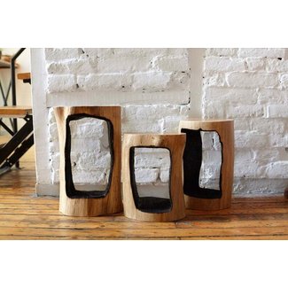 Book Shelfs, 3 Coffee Tables, Wooden End Tables, Book Stand, Set Of 3, Rustic Decor