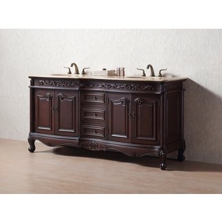 Bourne 72" Double Bathroom Vanity Set