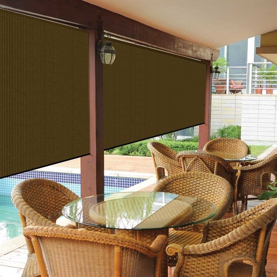 Bravada Exterior Sun Roller Shade 4'Wx6'L