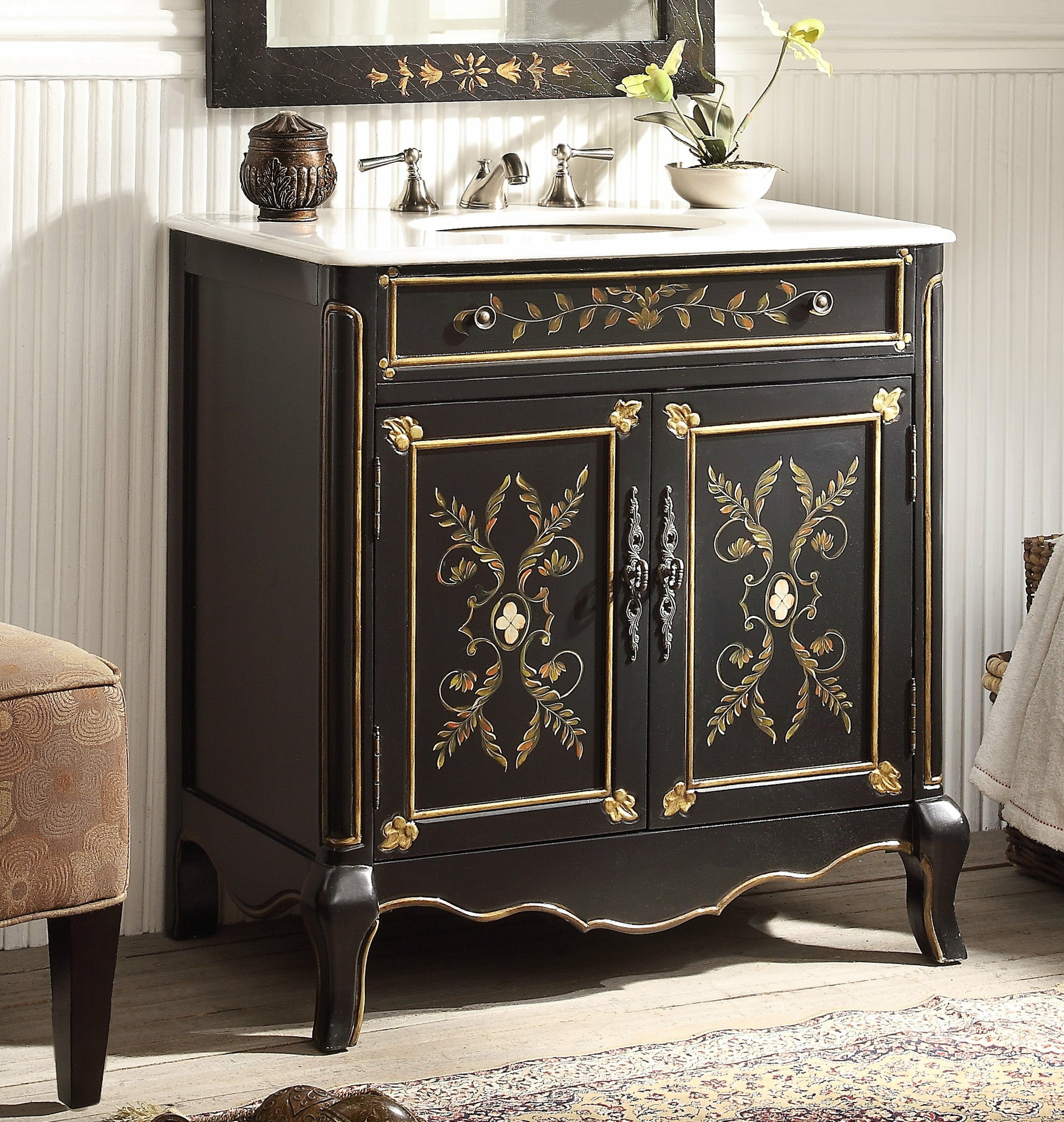 Broadhead 33" Single Bathroom Vanity Set