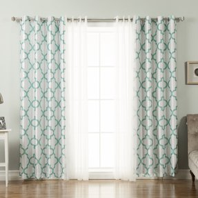 Moroccan Curtains Visualhunt, Moroccan Tile Curtains Grey