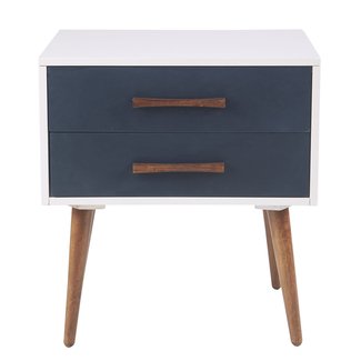 Burgos Storage 2 Drawer Nightstand