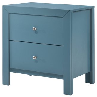 Carbon 2 Drawer Nightstand