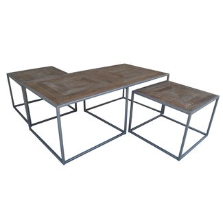 Caryn Nest 3 Piece Coffee Table Set