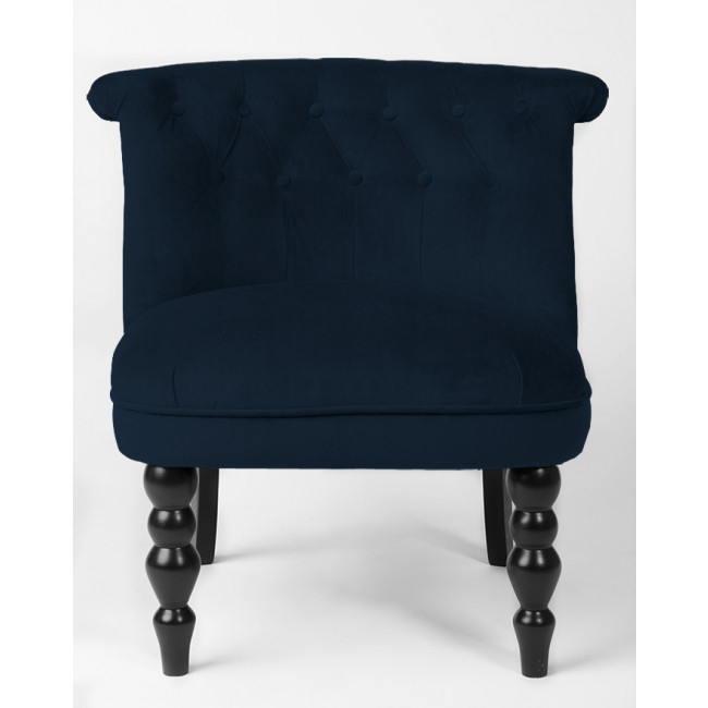 Chantaloupe Club Chair - Stylish Navy Blue Accent Chair