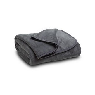 Charcoal Gray Coral Fleece Throw Blanket - CFTB-016 - Swag