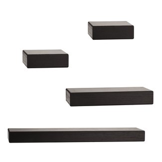Chunky Ledge 4 Piece Floating Shelf Set