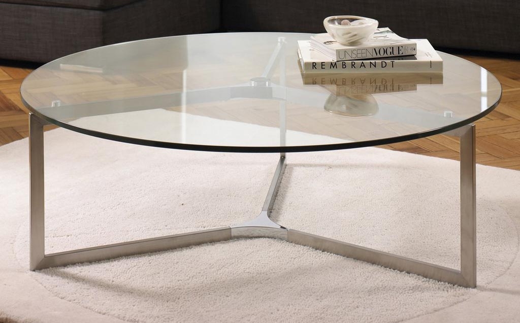 Circle Glass Table - VisualHunt