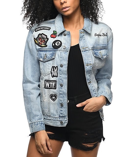 Jean jackets with patches | Denim jacket patches, Battle jacket, Jackets