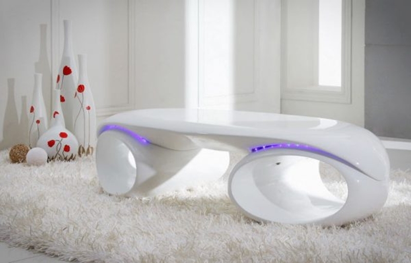 Clower Fiberglass Coffee Table