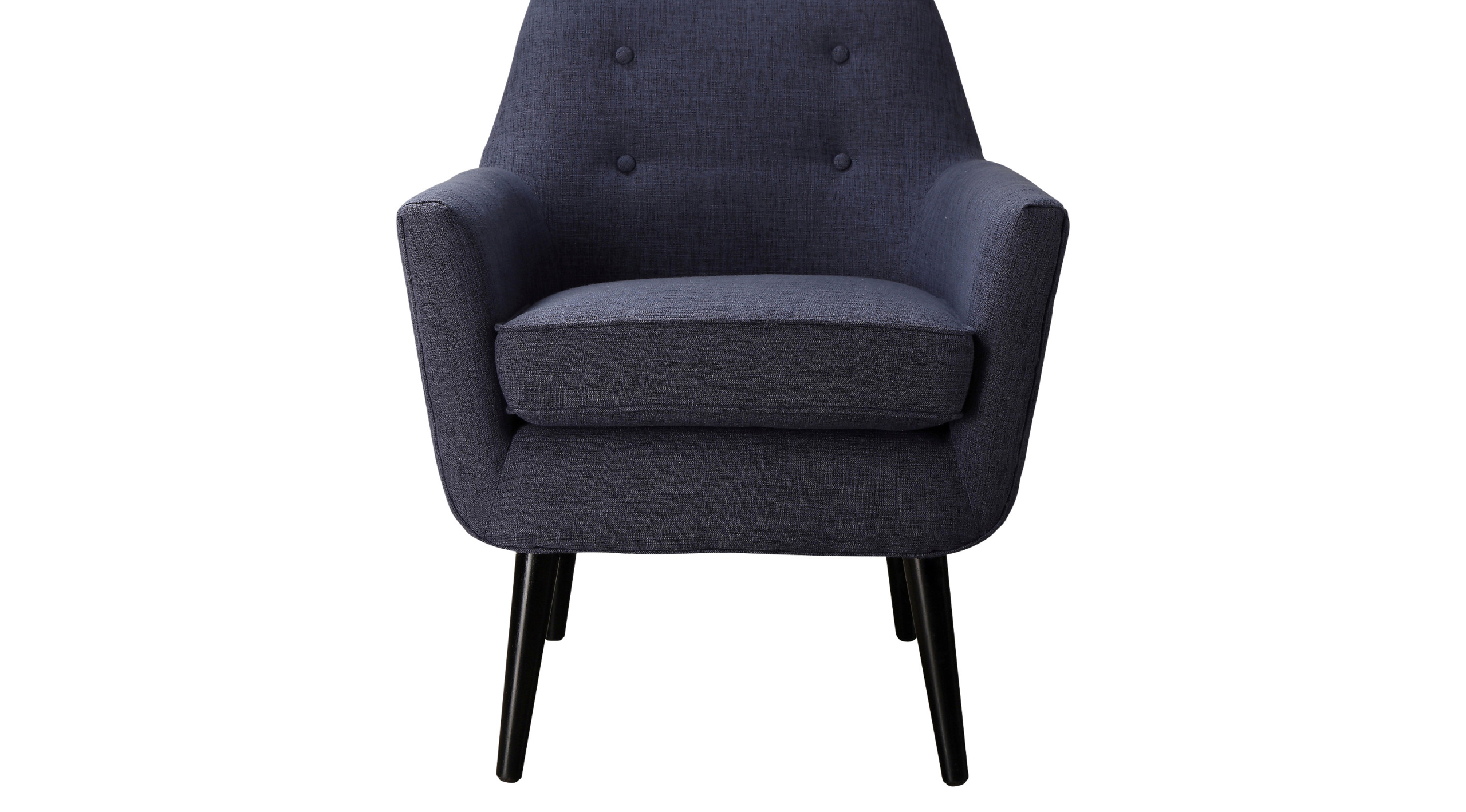 Clyde Navy Accent Chair - Accent Chairs (Blue)