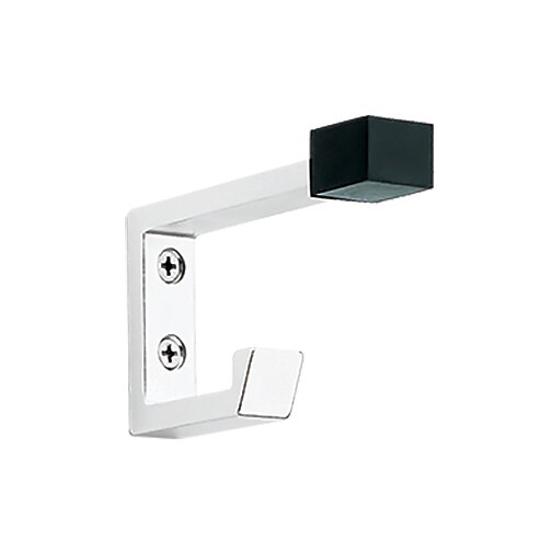 Coat and Hat Hook with Door-Stop Tip