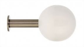 Coat and Hat Hook with High Gloss Plastic Ball