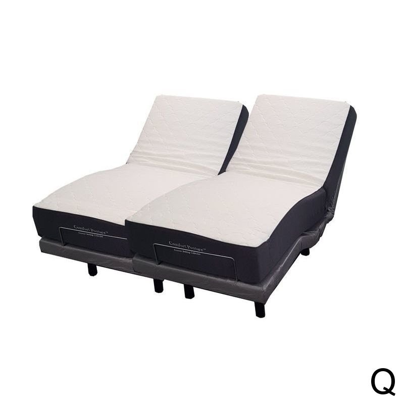 Split Queen Adjustable Bed Visualhunt, Adjustable Bed Frame Queen With Mattress