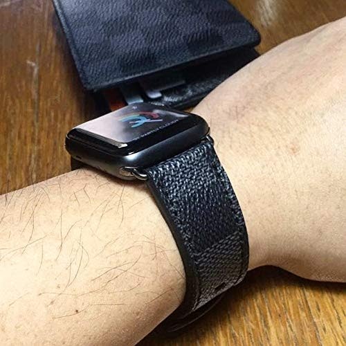 Upcycled Apple Smartwatch Watch Band  The Vintage Leopard