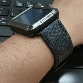 Custom louis vuitton apple cheap watch band