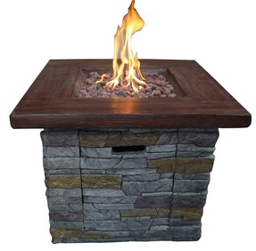 Propane Fire Pit Coffee Table Visualhunt, Portable Fire Pit On Wheels Menards