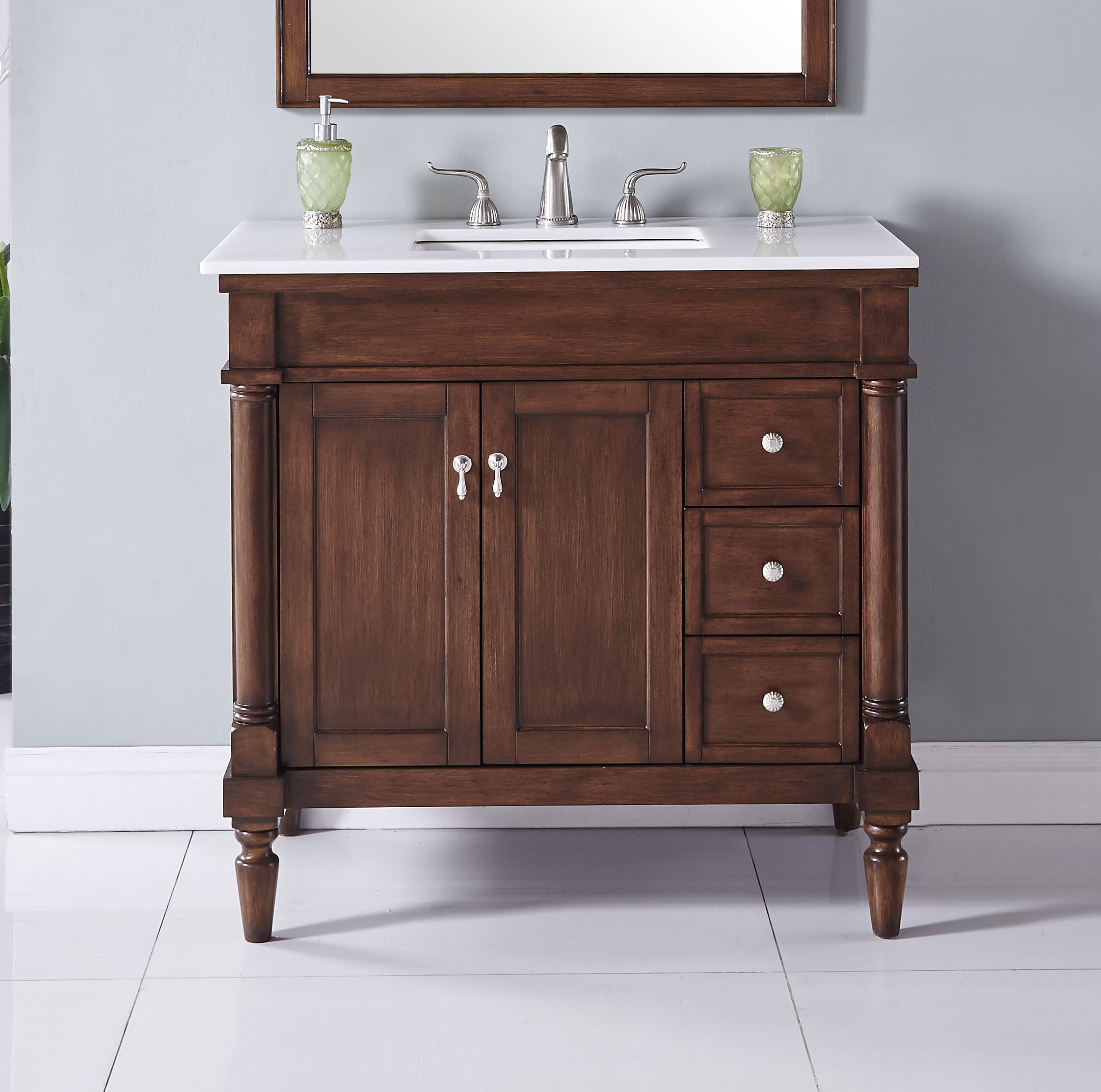 craftsman bathroom cabinets