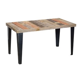 Del Hutson Designs - Rustic Barnwood Coffee Table USA Handmade Reclaimed Wood Natural