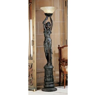 Design Toscano Place de L'Etoile Torchiere Lamp