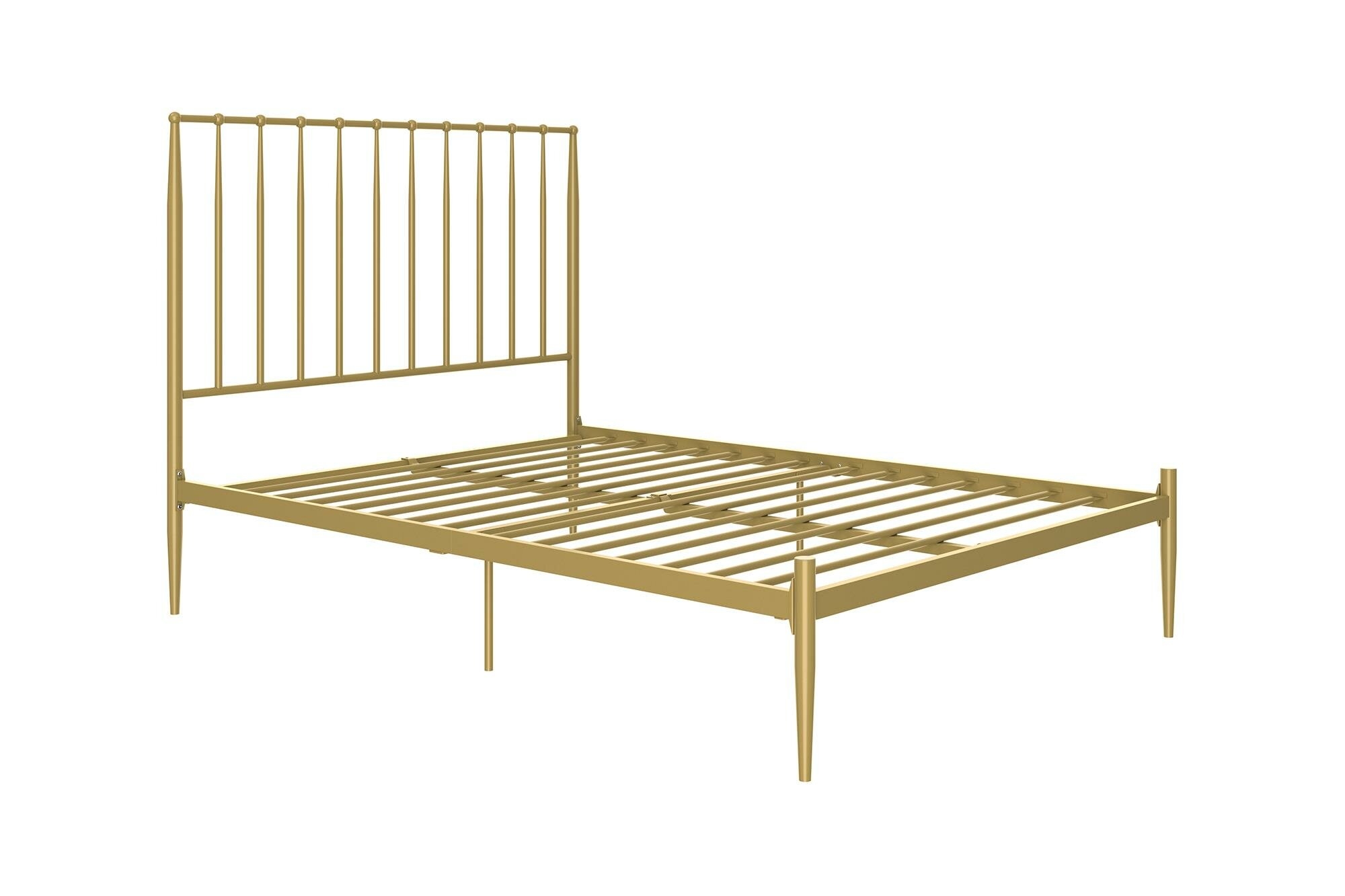 Gold Bed Frame Visualhunt, Gold Brushed Steel Bed Frame