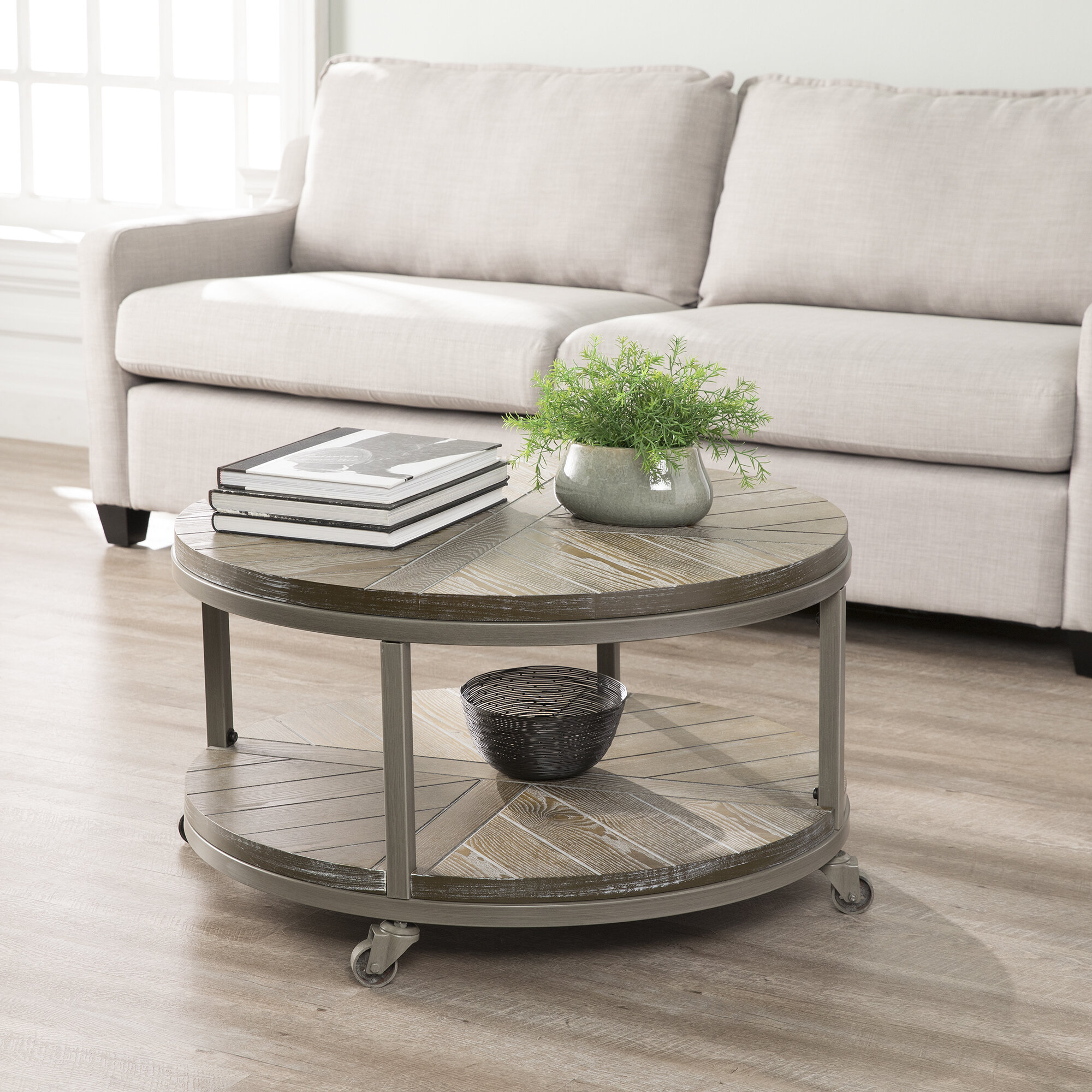 Coffee Table With Wheels Youll Love In 2021 Visualhunt