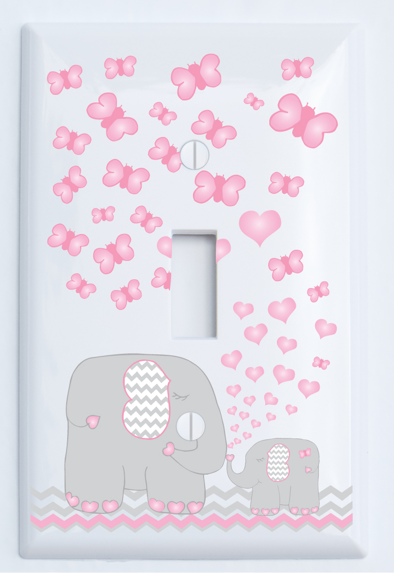 Elephant Light Switch Plate Cover